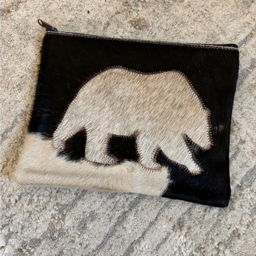Leather clutch